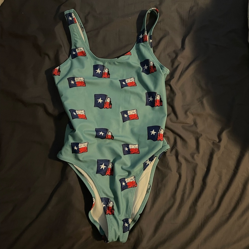 Texas flag bathing suit